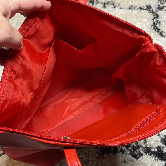 NWOT Secosana Red Tote - Picture 7 of 10